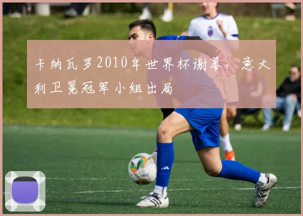 卡纳瓦罗2010年世界杯谢幕,意大利卫冕冠军小组出局